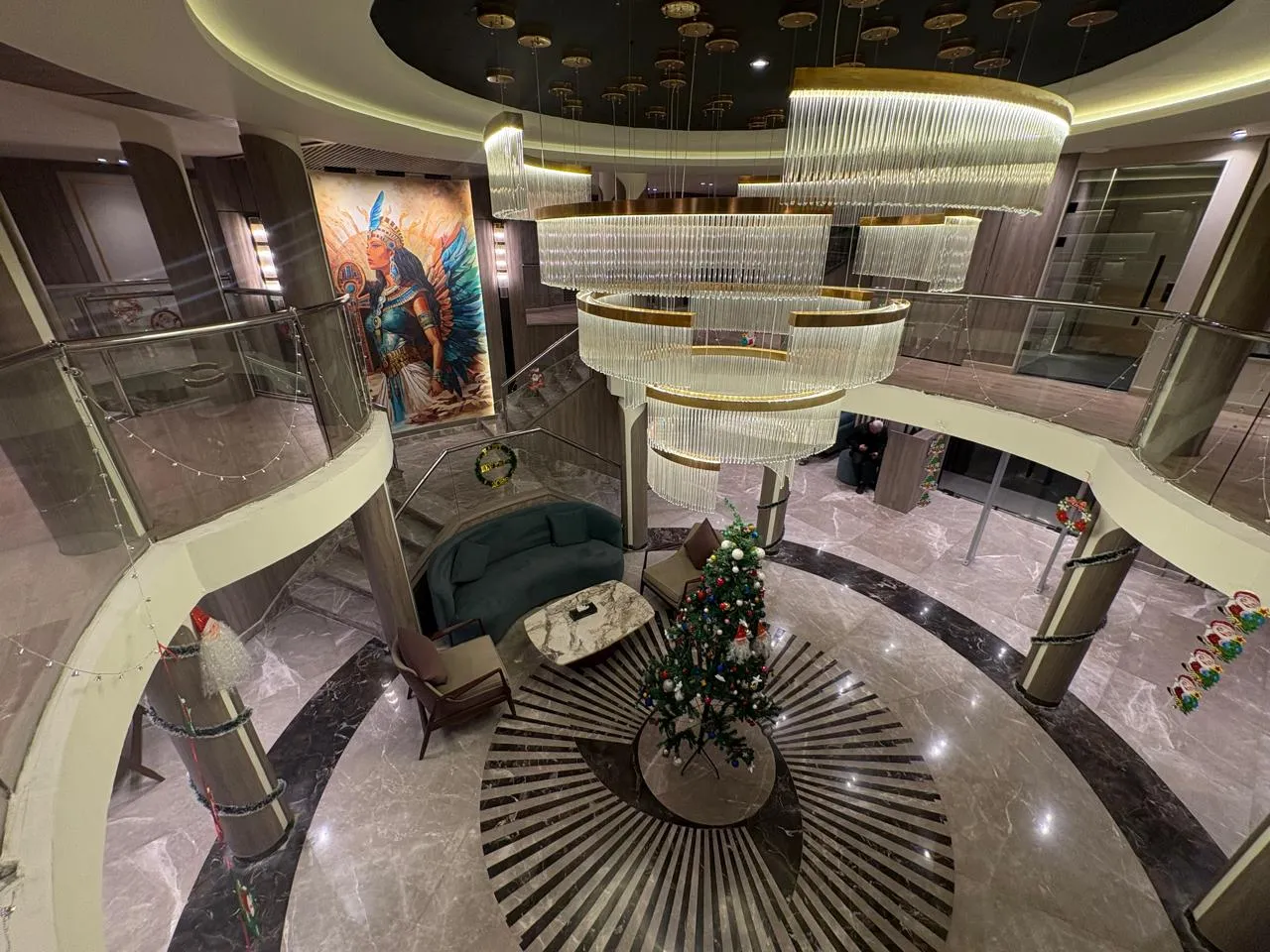 Lobby of the Royal Liberty Nile cruise